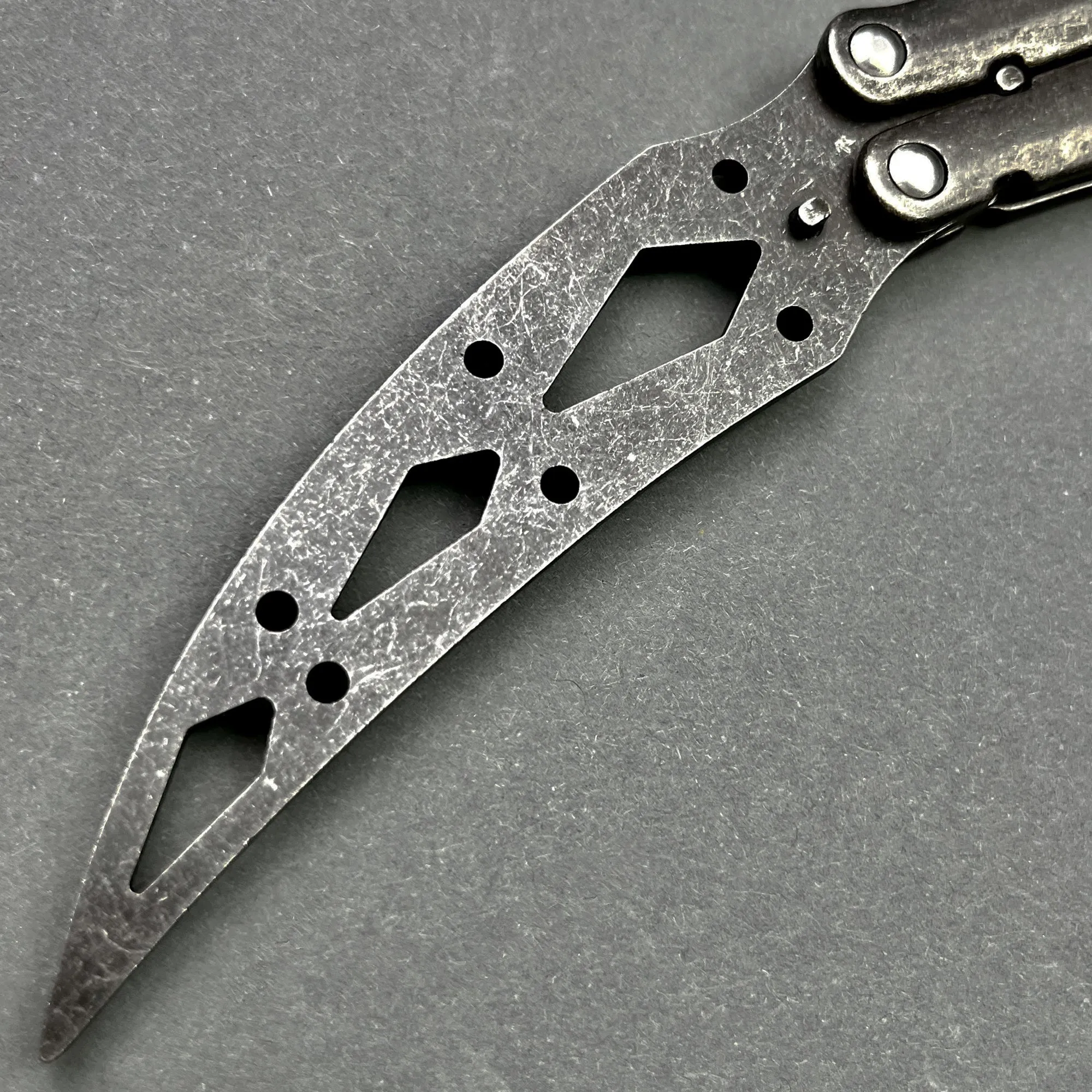 9" Overall Black Butterfly Trainer