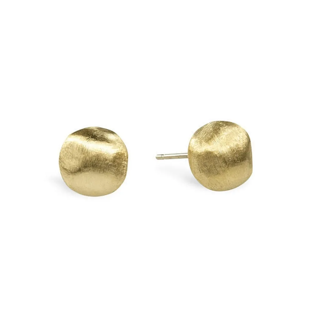 Africa Small Stud Earrings - 18ct Gold - OB1015