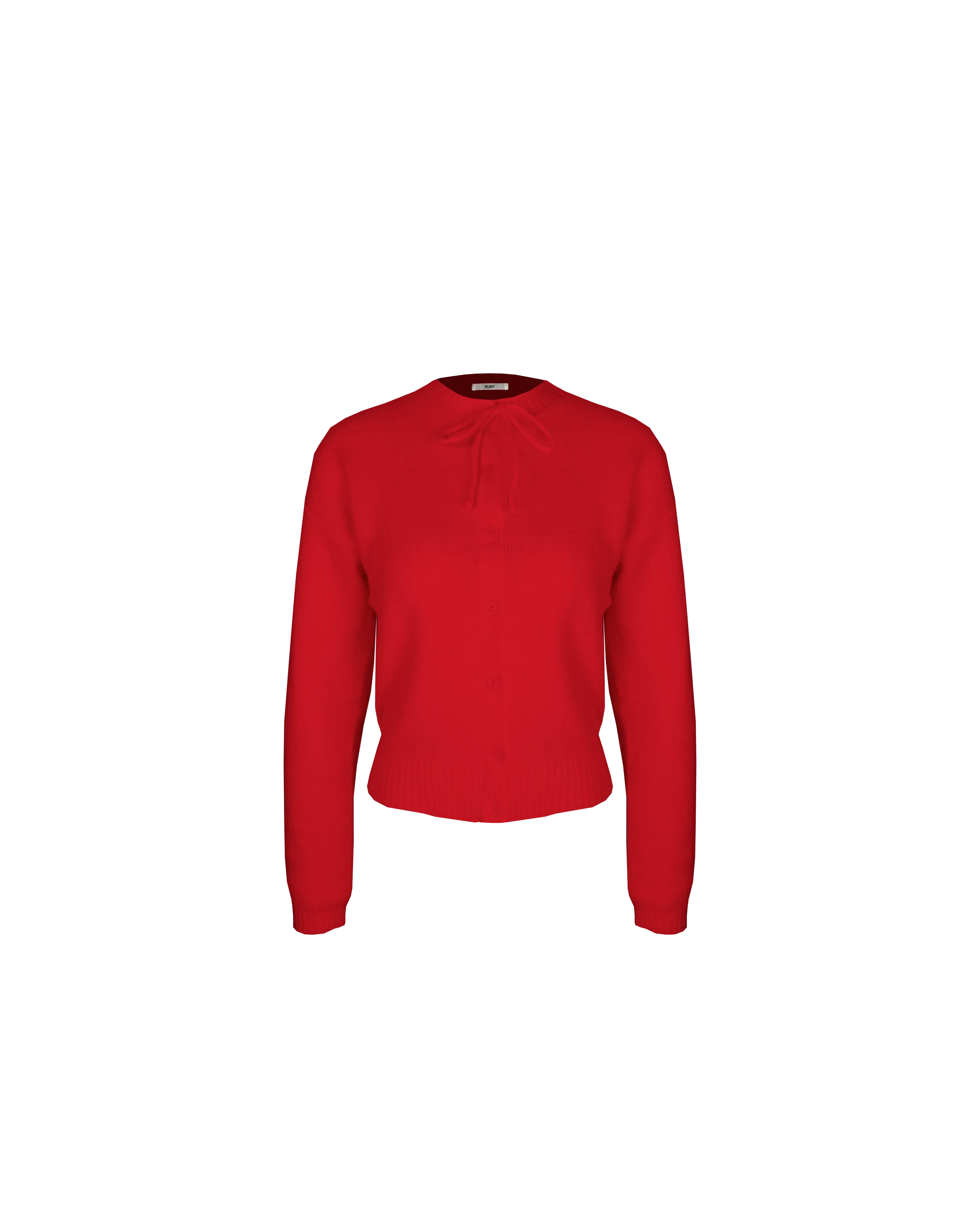 ANNIE CARDIGAN CHERRY RED