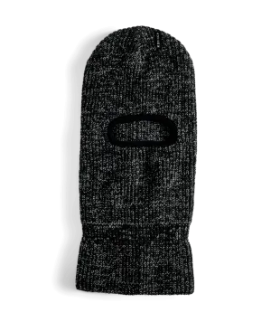 AUTUMN Marl Balaclava Black