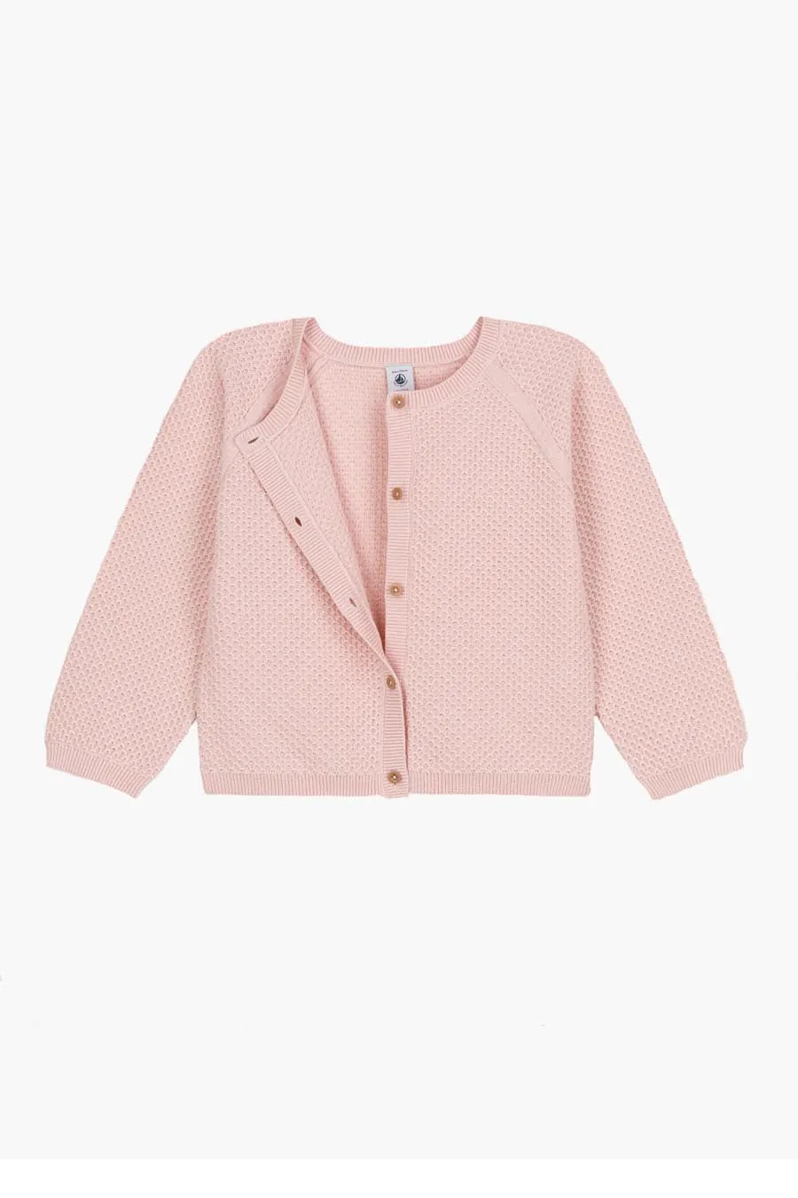 Baby Girl Sweater Petit Bateau Cardigan - Light Pink