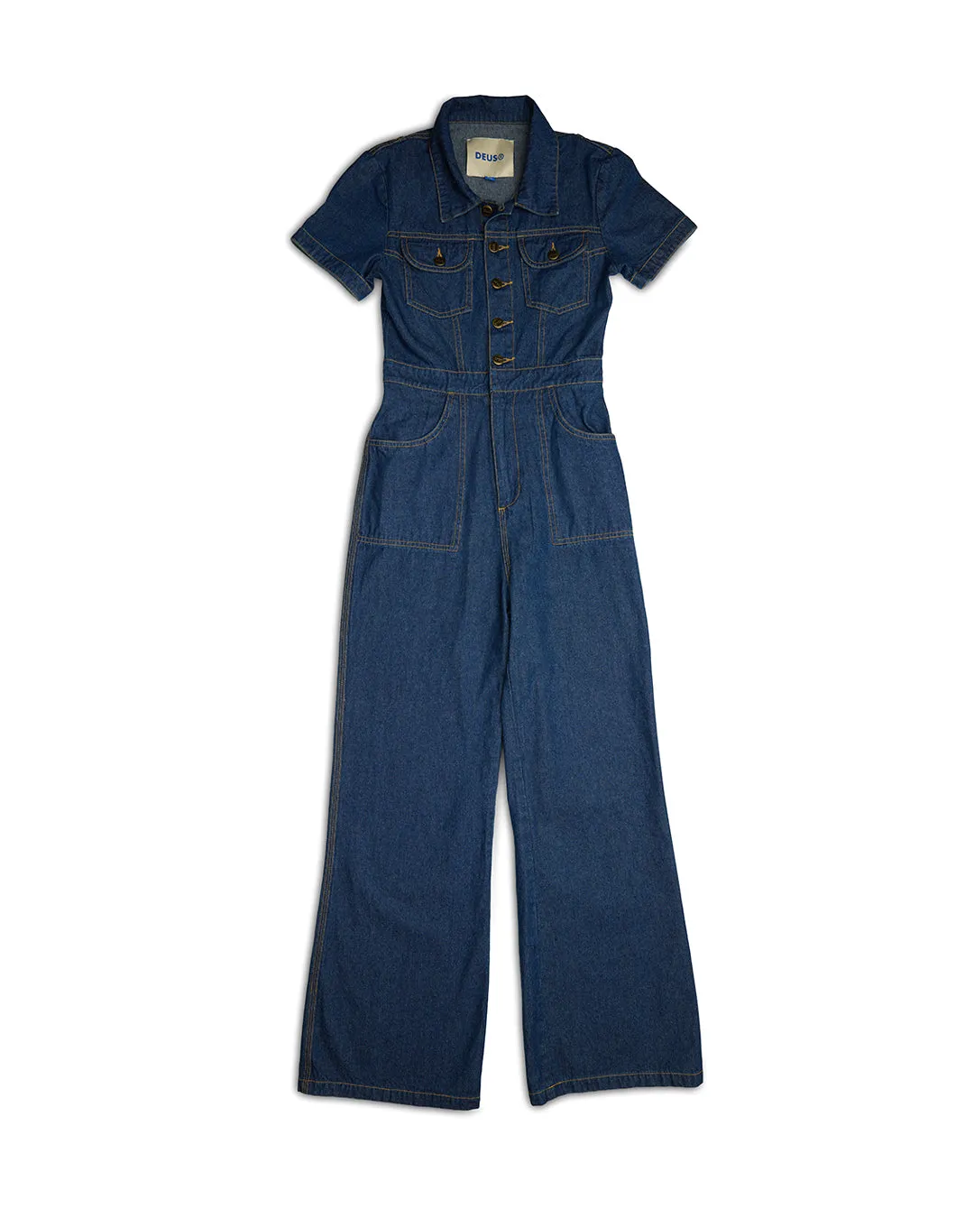 Beatnik Overall - Vintage Blue Denim
