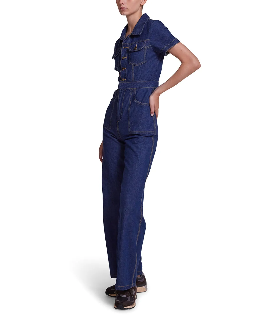 Beatnik Overall - Vintage Blue Denim