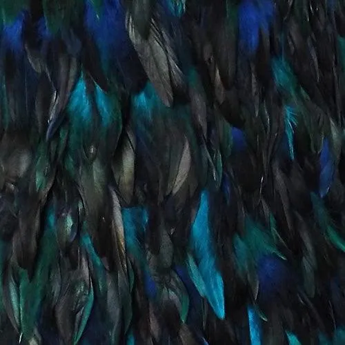 Beautiful Paua Blue Maori Korowai