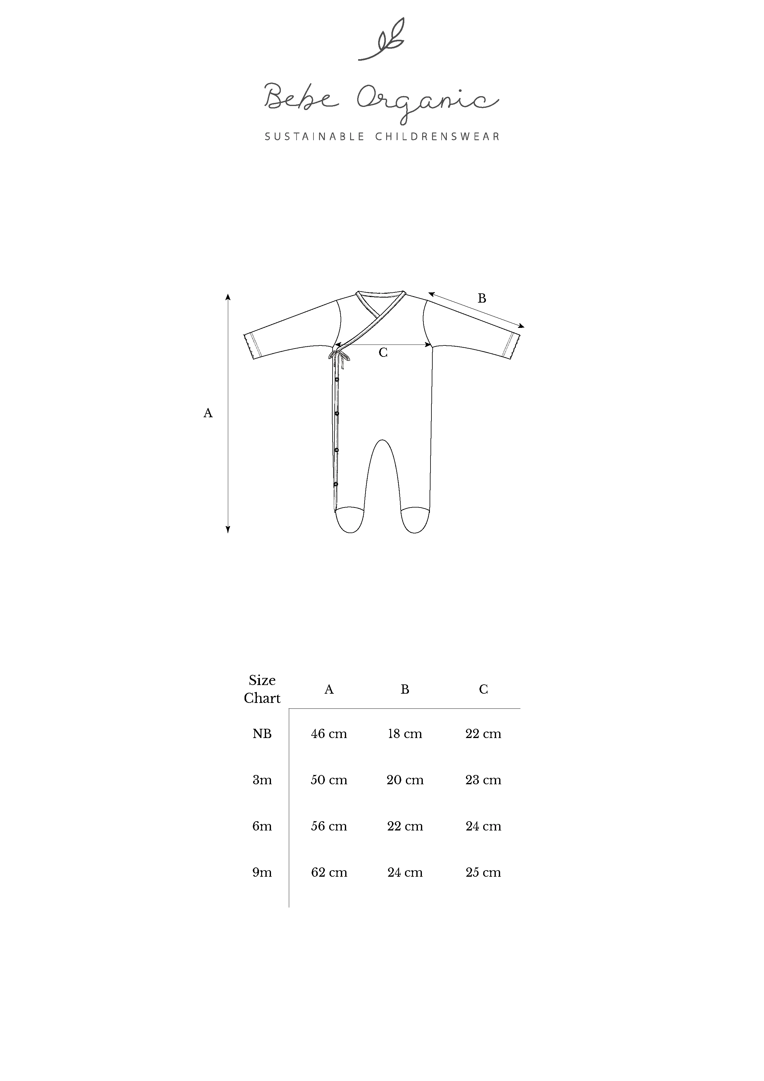 Bebe Wrap Overall Natural