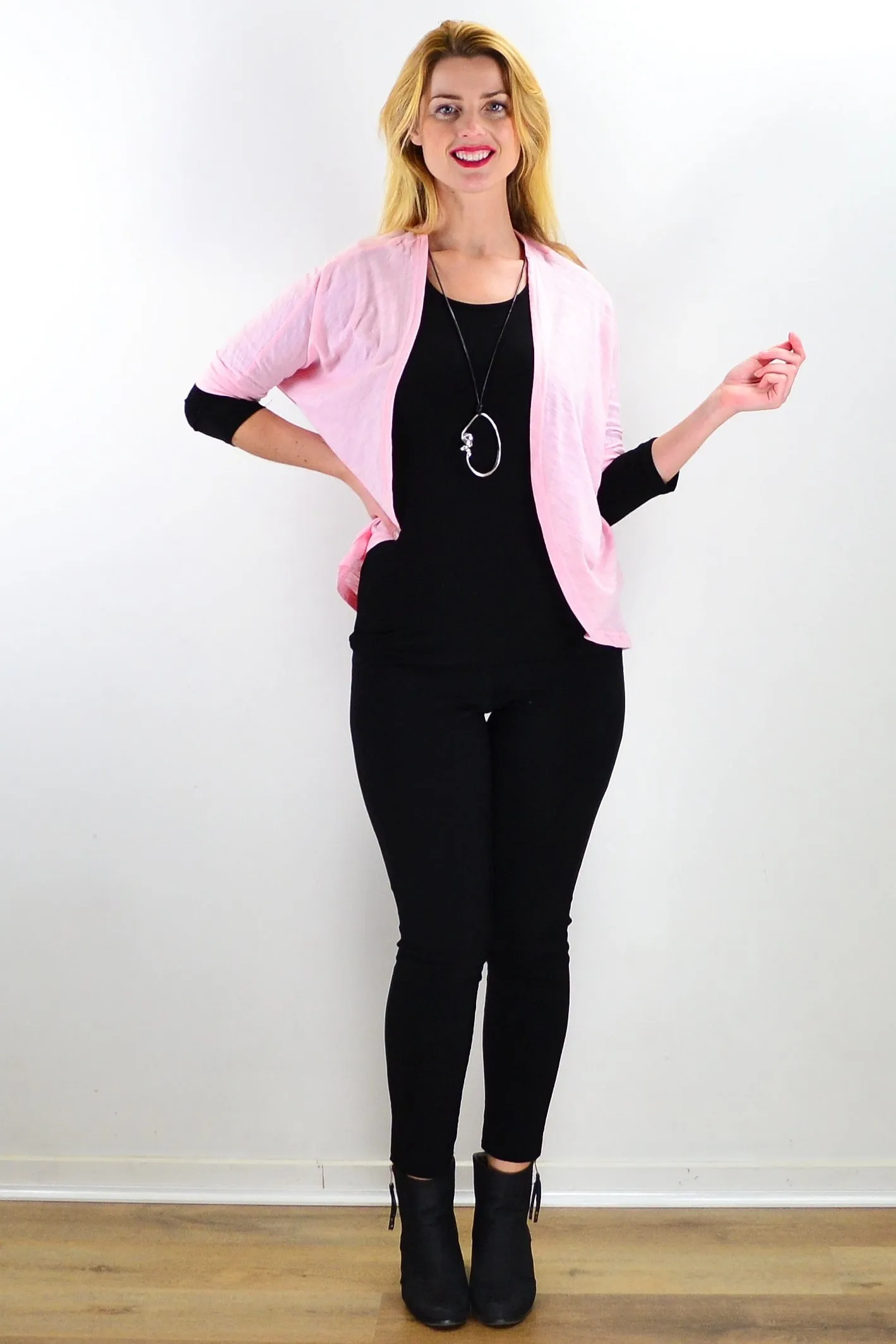 Blush Mini Shrug Cardigan