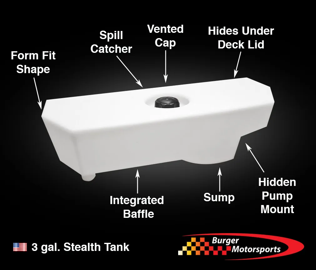 BMS 3 Gallon Stealth Water/Methanol Injection (WMI) Tank for F chassis BMW