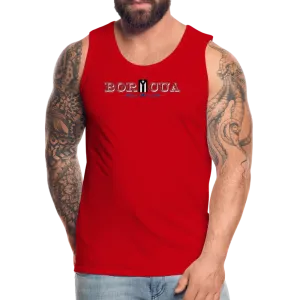 Boricua Black Puerto Rico Flag Premium Tank (Small-3XL)