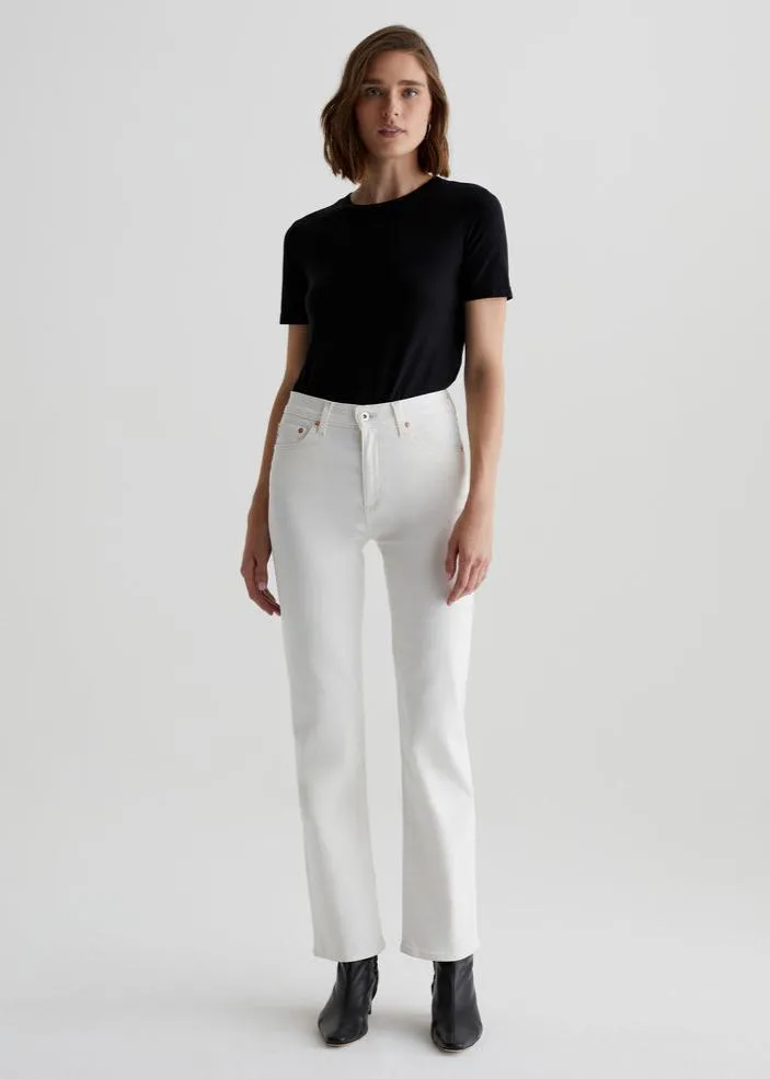 BRINLEY MID RISE STRAIGHT LEG JEAN