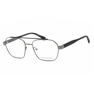 Calvin Klein Jeans Men's Eyeglasses - Gunmetal/Black Aviator Metal | CKJ19301 008