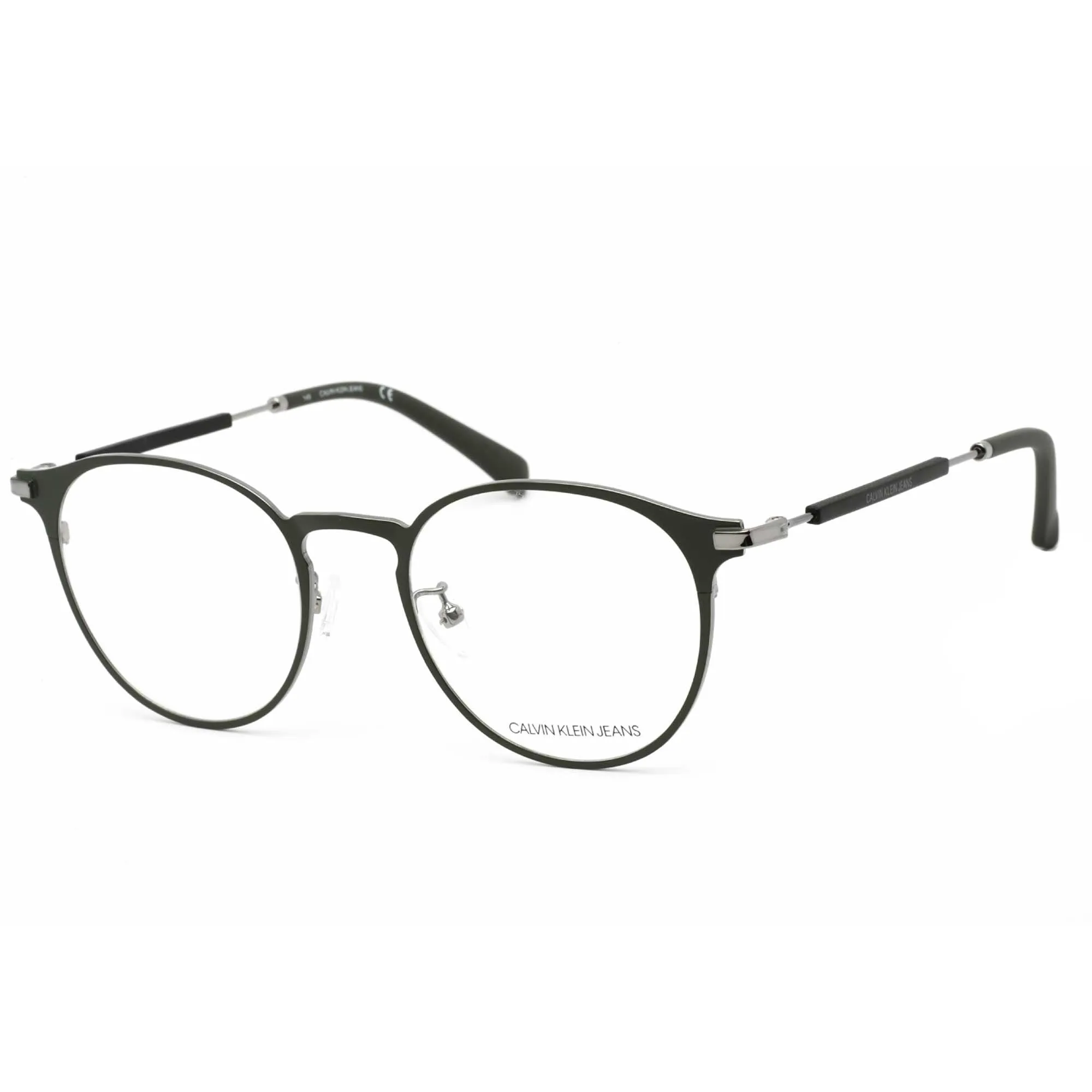 Calvin Klein Jeans Unisex Eyeglasses - Cargo Round Frame Clear Lens | CKJ19105A 310