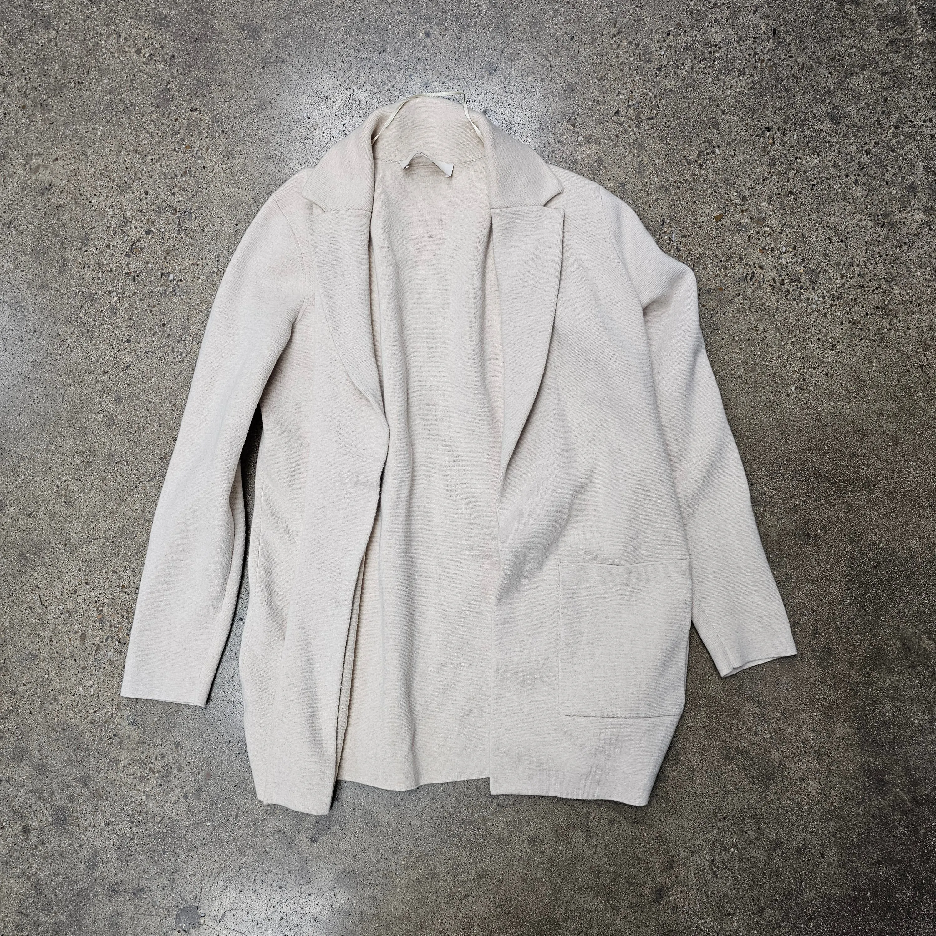 Cardigan By Loft In Cream, Size:S