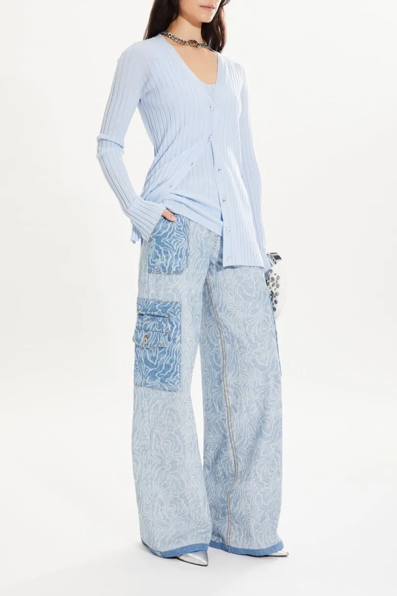 Cardigan - Ciel - Femme
