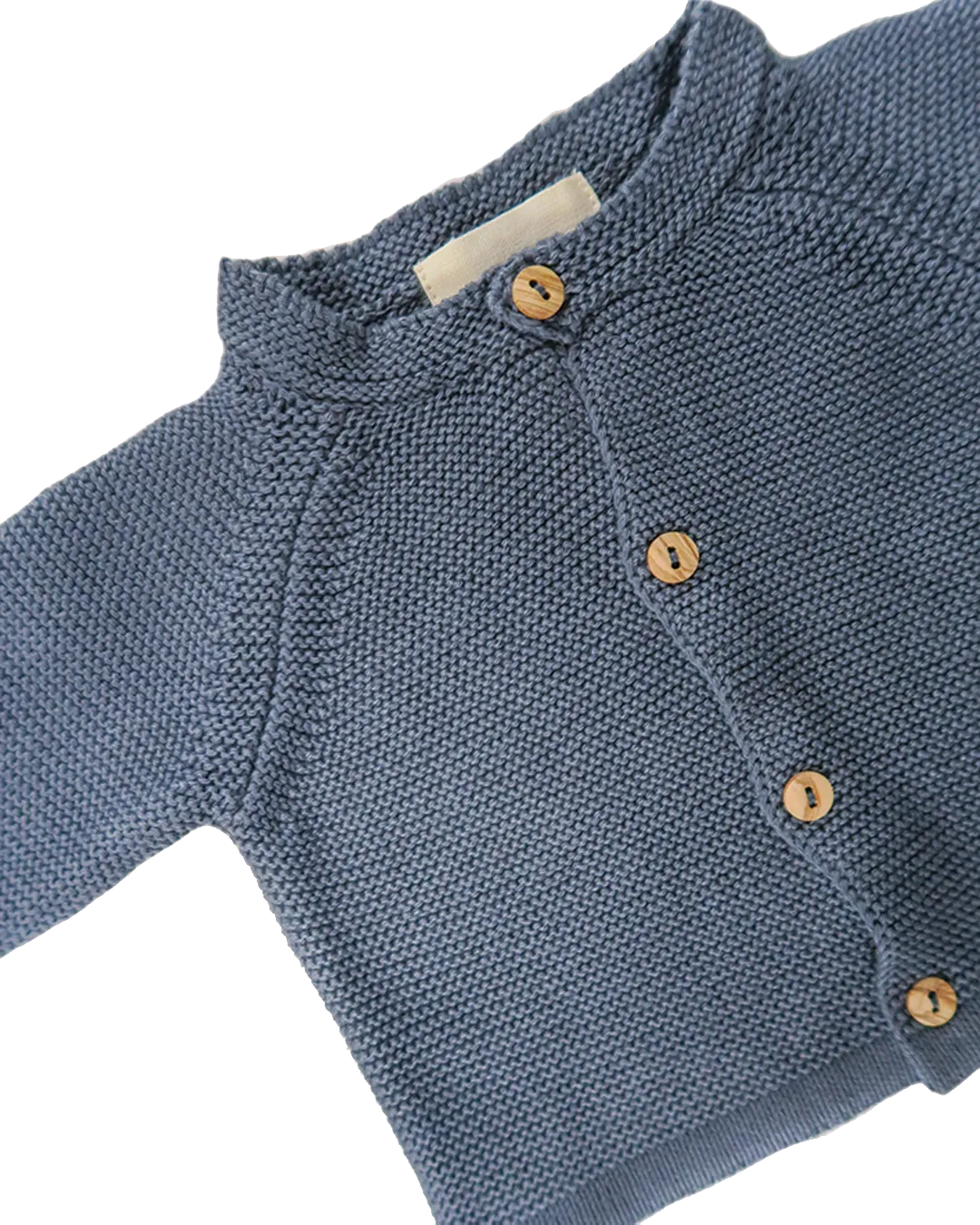 CARDIGAN VILD NATURAL BLUE