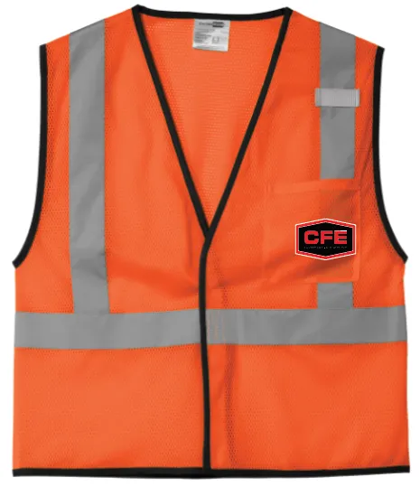 CornerStone ® ANSI 107 Class 2 Economy Mesh One-Pocket Vest