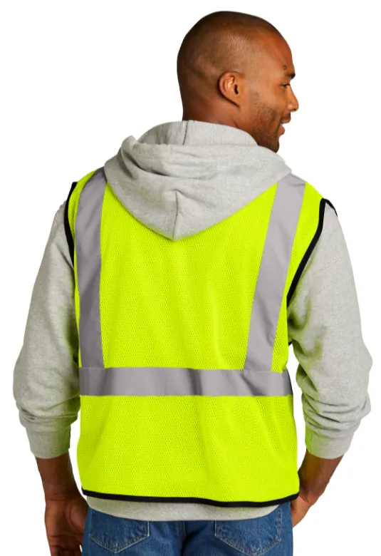 CornerStone ® ANSI 107 Class 2 Economy Mesh One-Pocket Vest