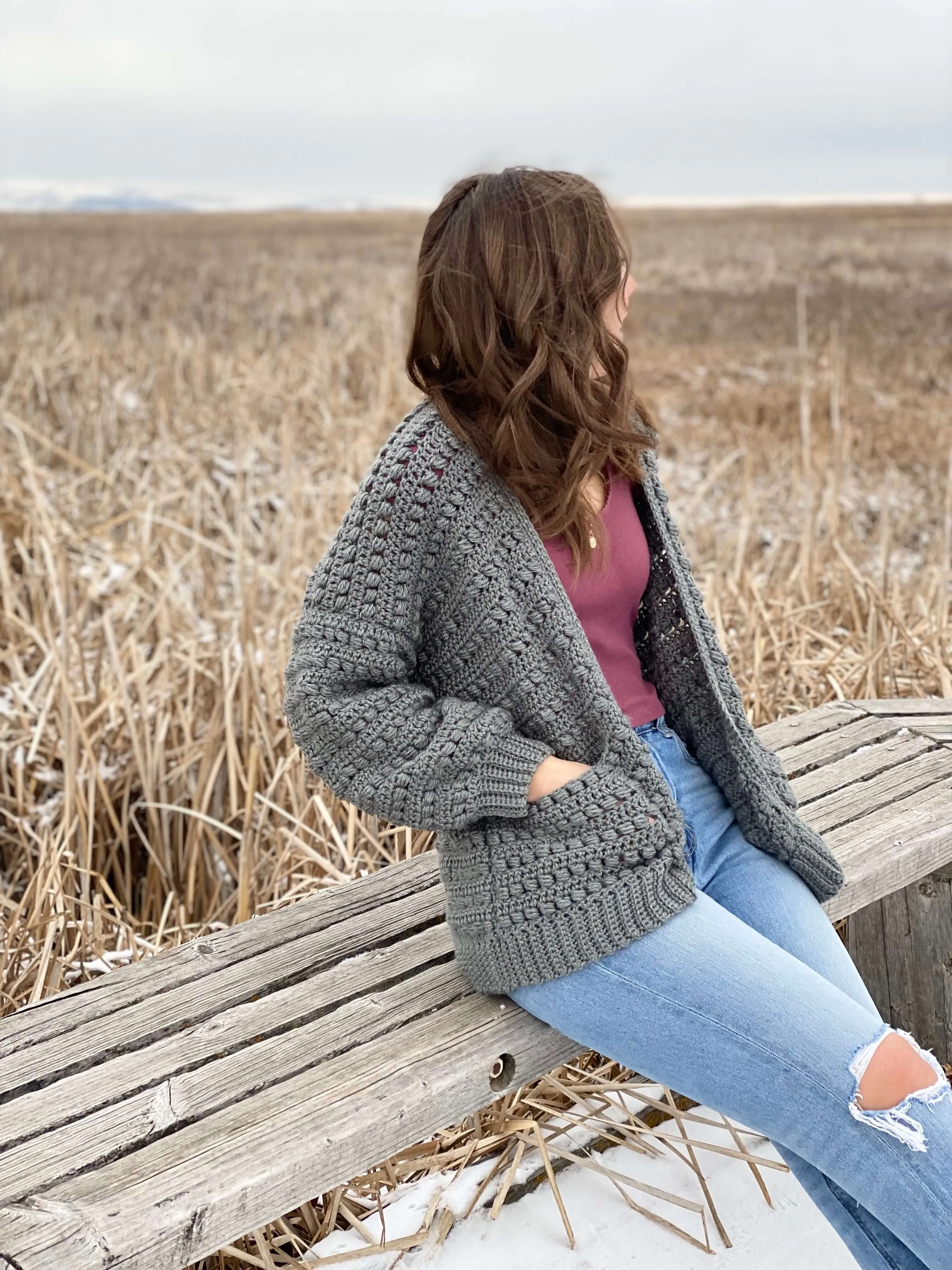 Crochet Kit - The Stony Shore Cardigan