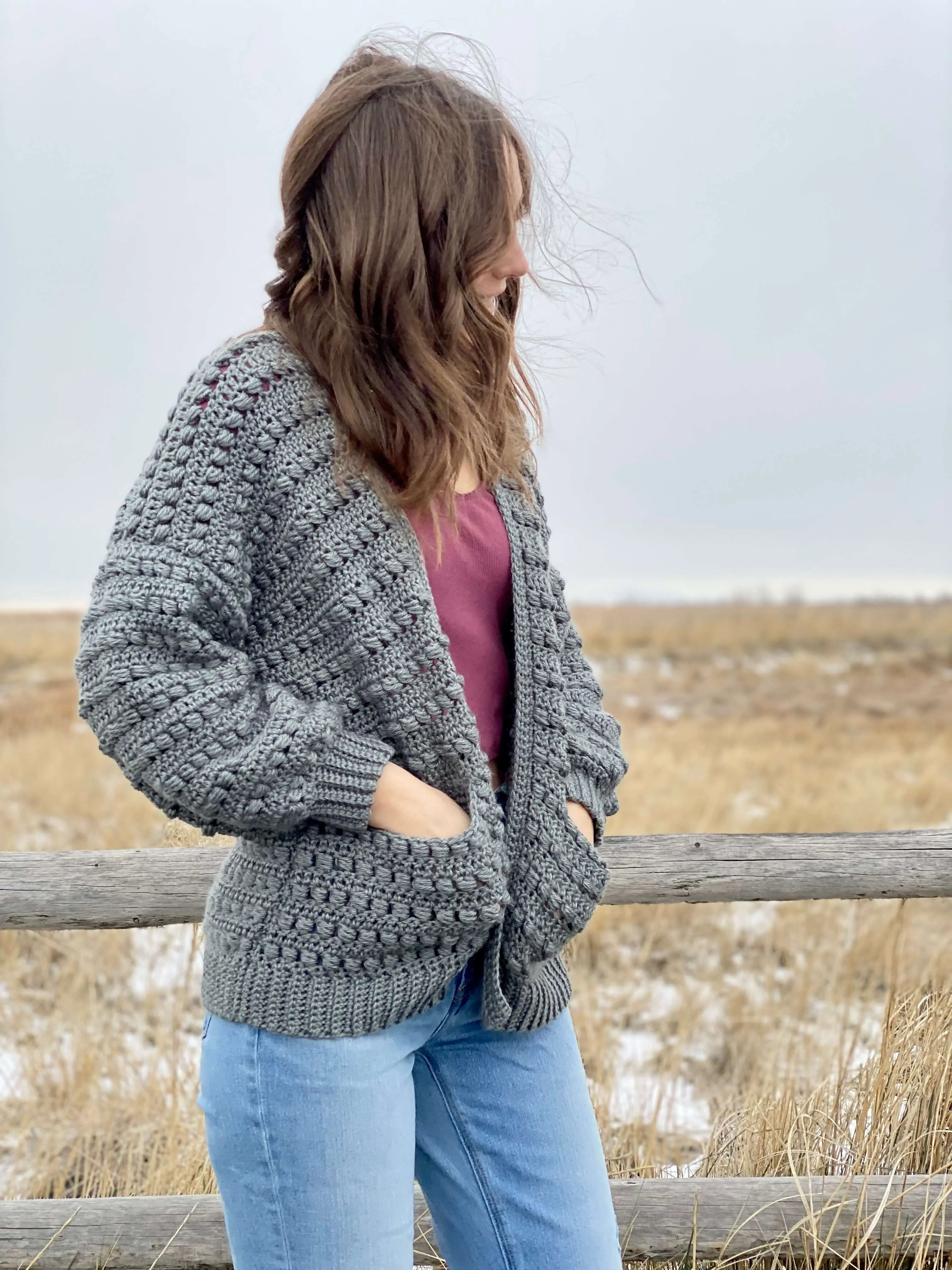 Crochet Kit - The Stony Shore Cardigan