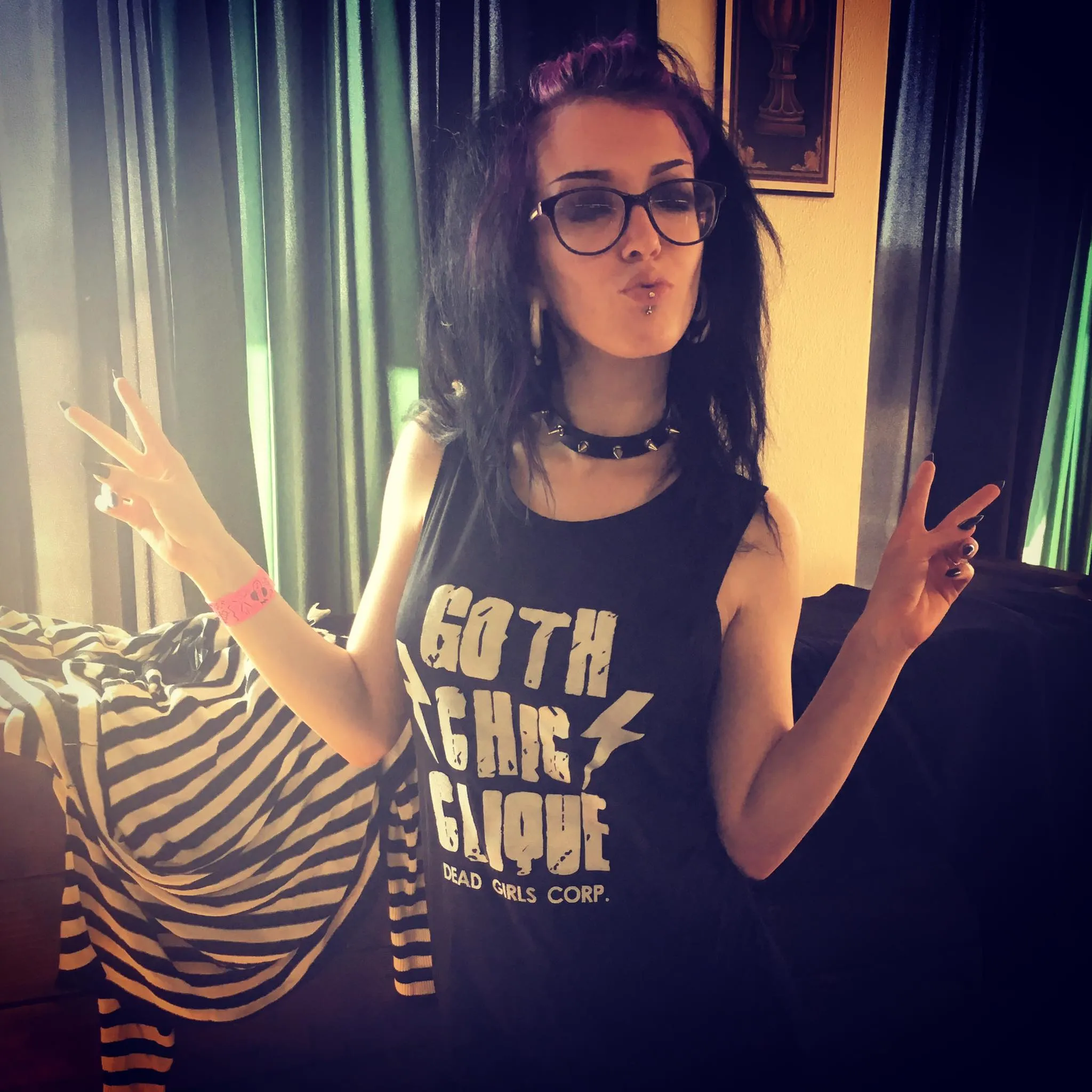 Dead Girls Corp. Goth Chick Clique tank top