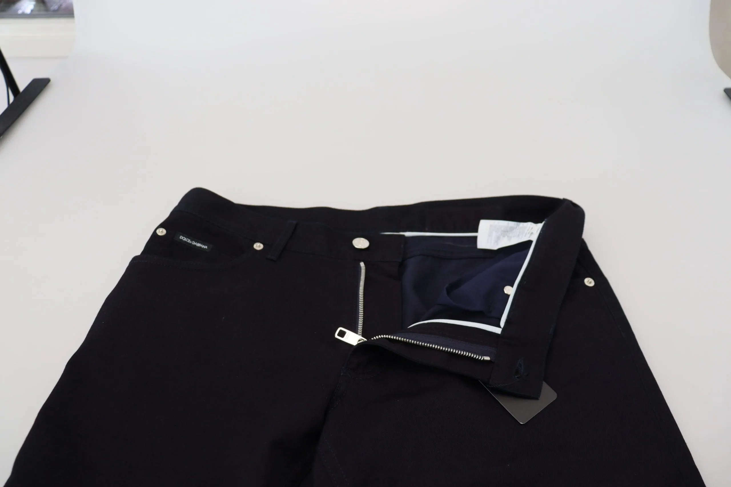 Dolce & Gabbana Black Cotton Skinny Casual Denim Jeans