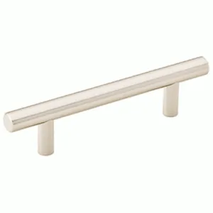 Emtek 7 1/2 Inch Overall (5 Inch c-c) Brass Bar Pull (Satin Nickel Finish)