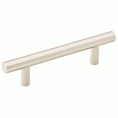 Emtek 7 1/2 Inch Overall (5 Inch c-c) Brass Bar Pull (Satin Nickel Finish)