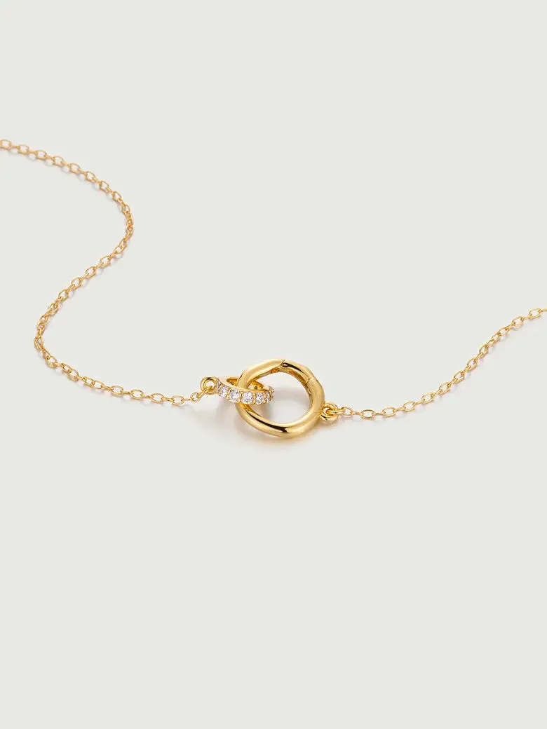 Encircle Loops Diamond Necklace