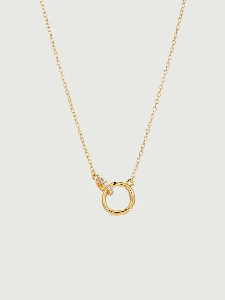 Encircle Loops Diamond Necklace