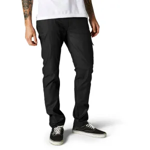 Fox Racing  Mens Black Essex Stretch Slim Pants Classic Chino Style Casual Pocket