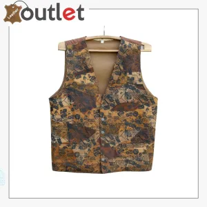 Genuine Brown Men's Leather Vest