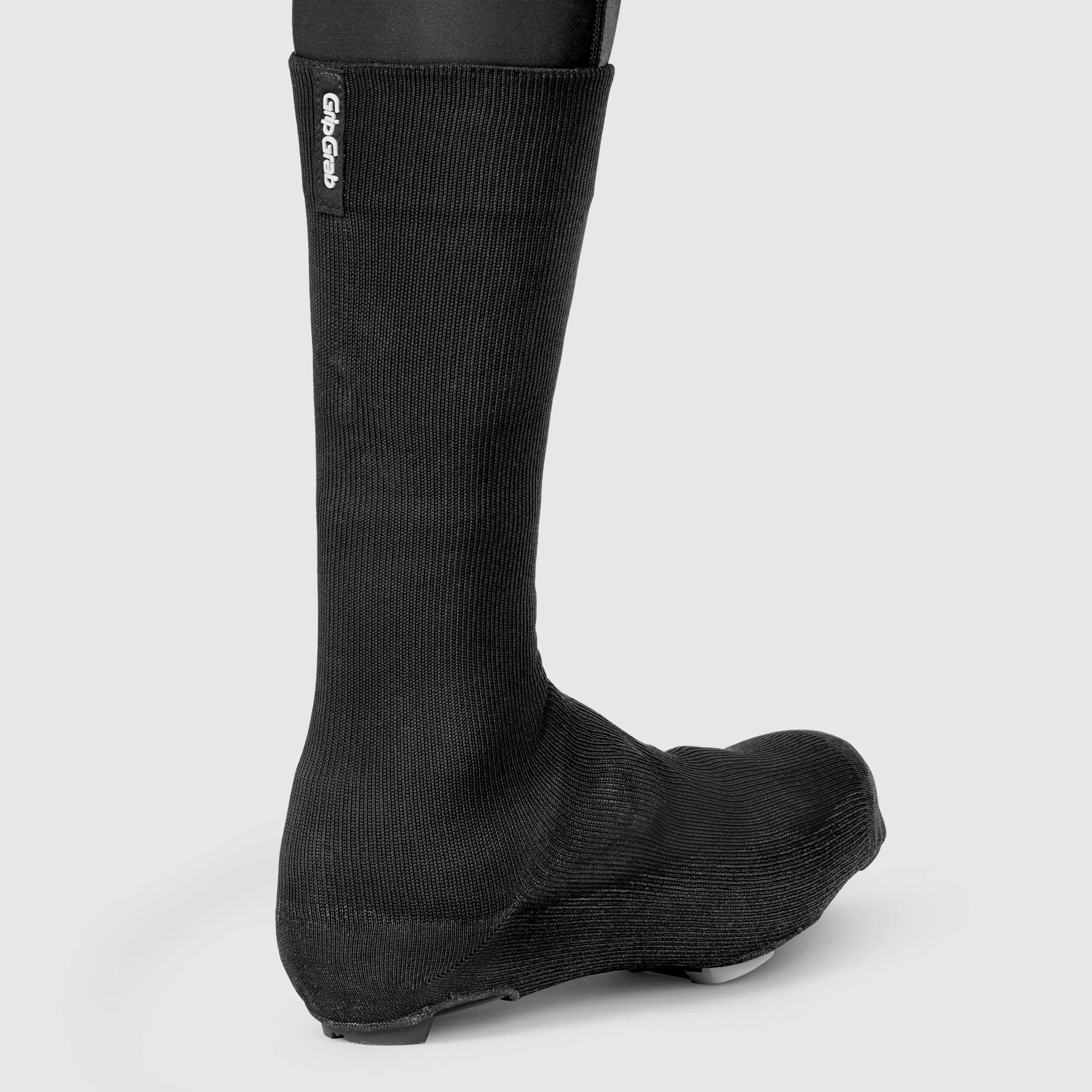 Gripgrab Flandrien Waterproof Knitted Road Shoe Covers Black | Buy Gripgrab Flandrien Waterproof Knitted Road Shoe Covers Black here | Outnorth