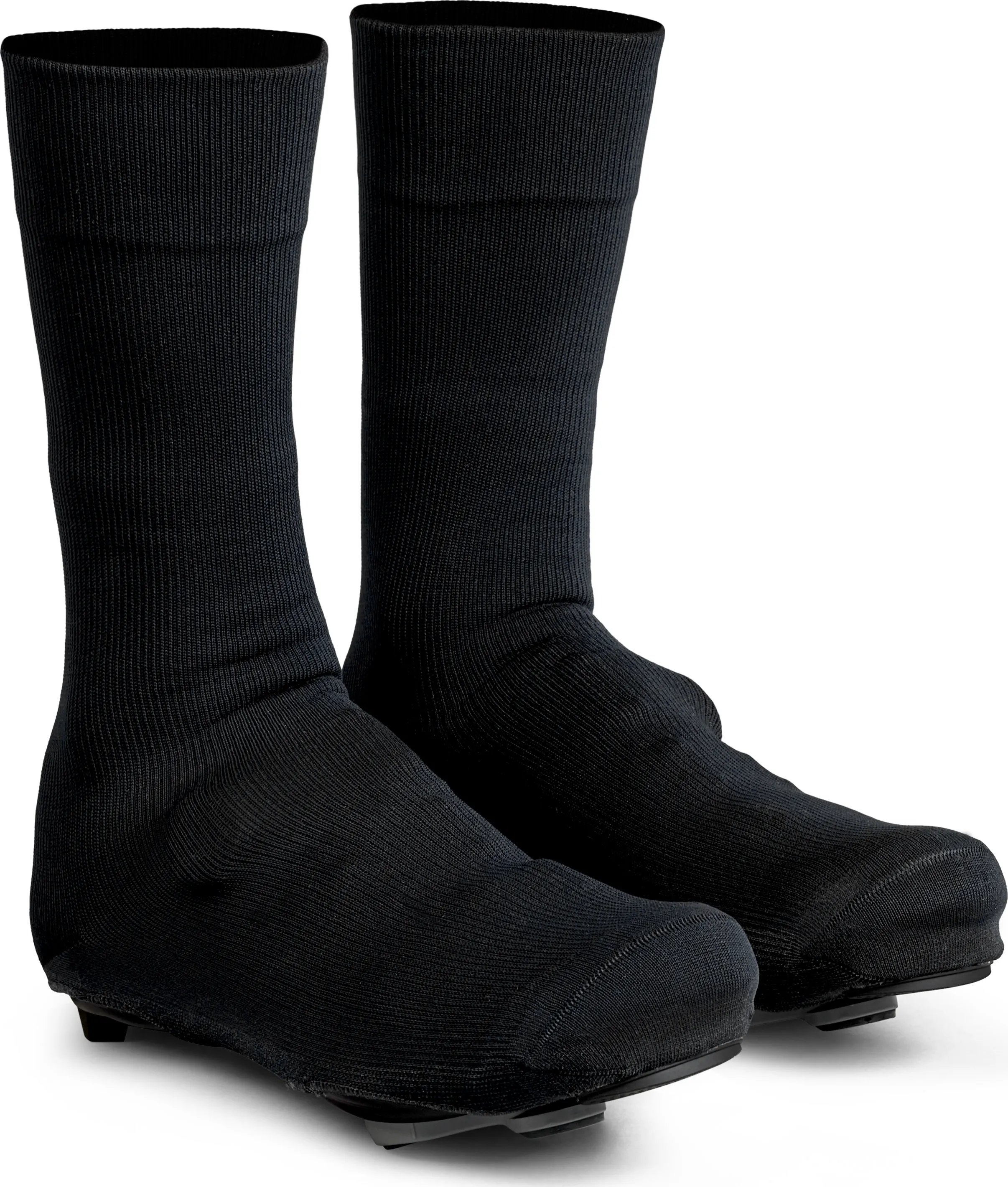 Gripgrab Flandrien Waterproof Knitted Road Shoe Covers Black | Buy Gripgrab Flandrien Waterproof Knitted Road Shoe Covers Black here | Outnorth
