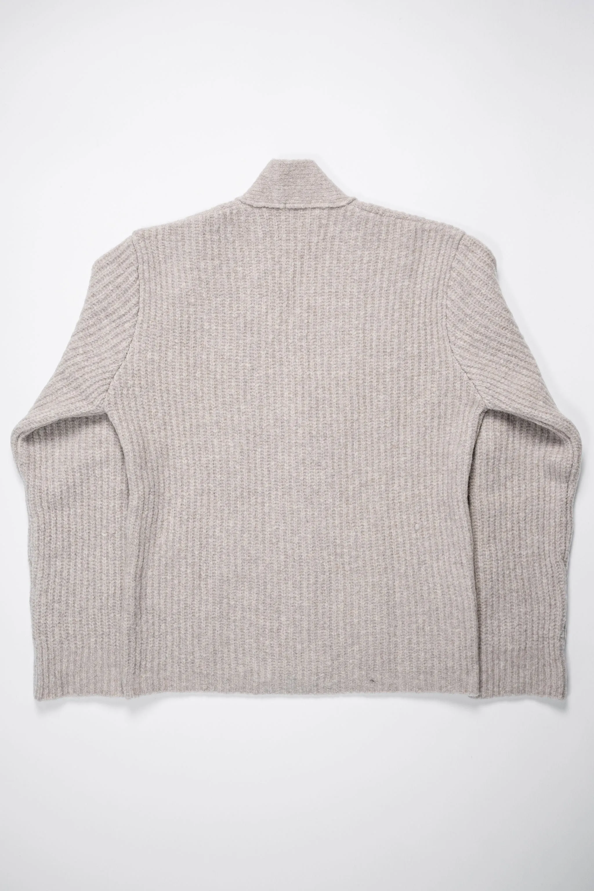 Hansen Garments Linus Knitted Cardigan - Fuzzy Natural