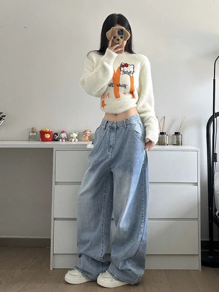 HELLO KITTY Baggy Jeans