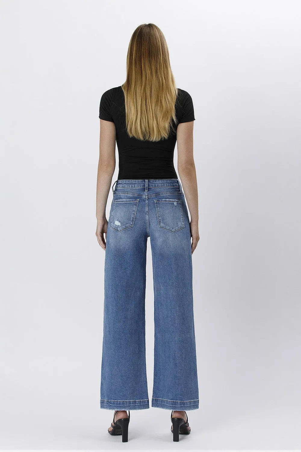 Hi Rise Wide Pants - Improv