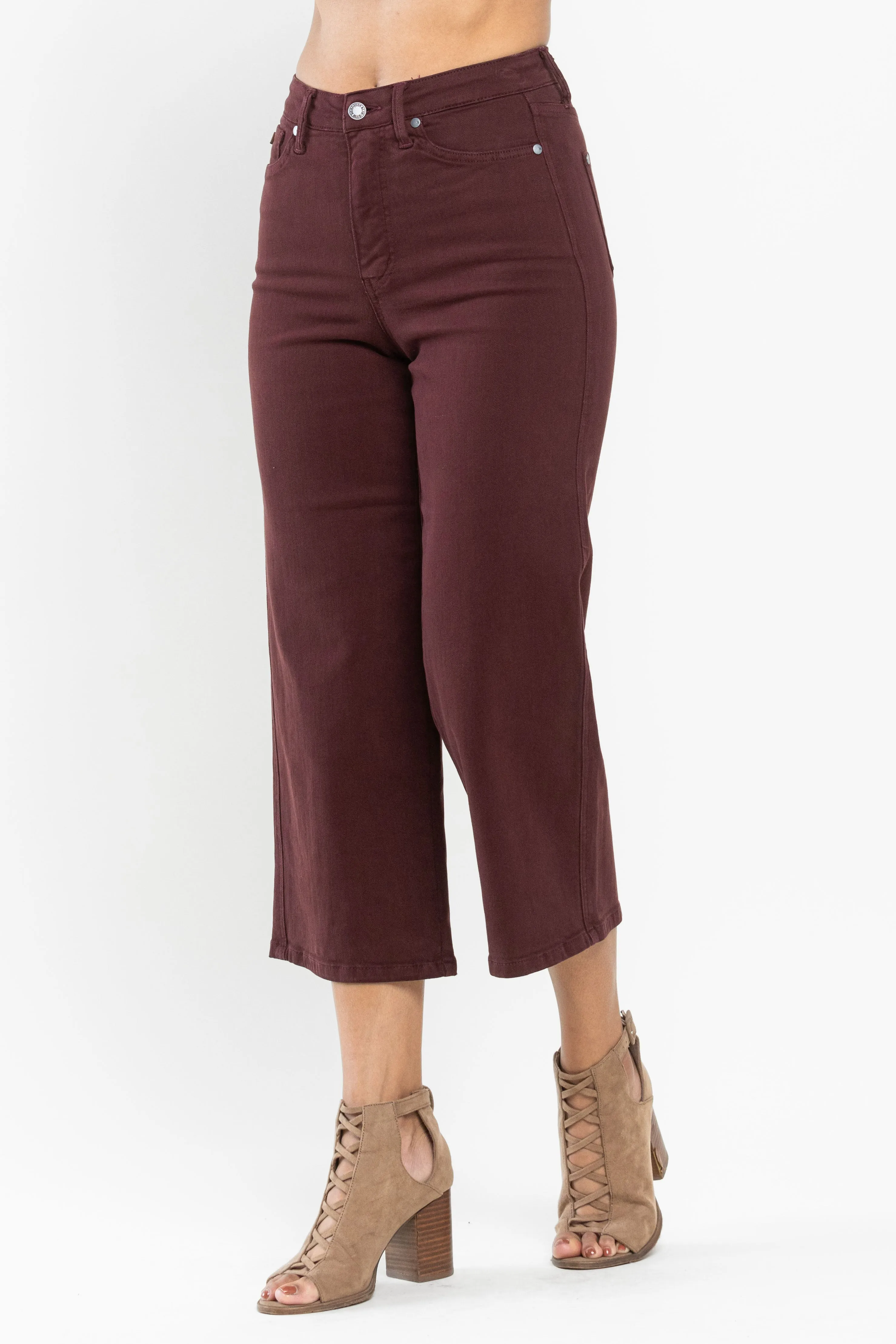 JB HW TUMMY CONTROL WIDE CROP JEANS