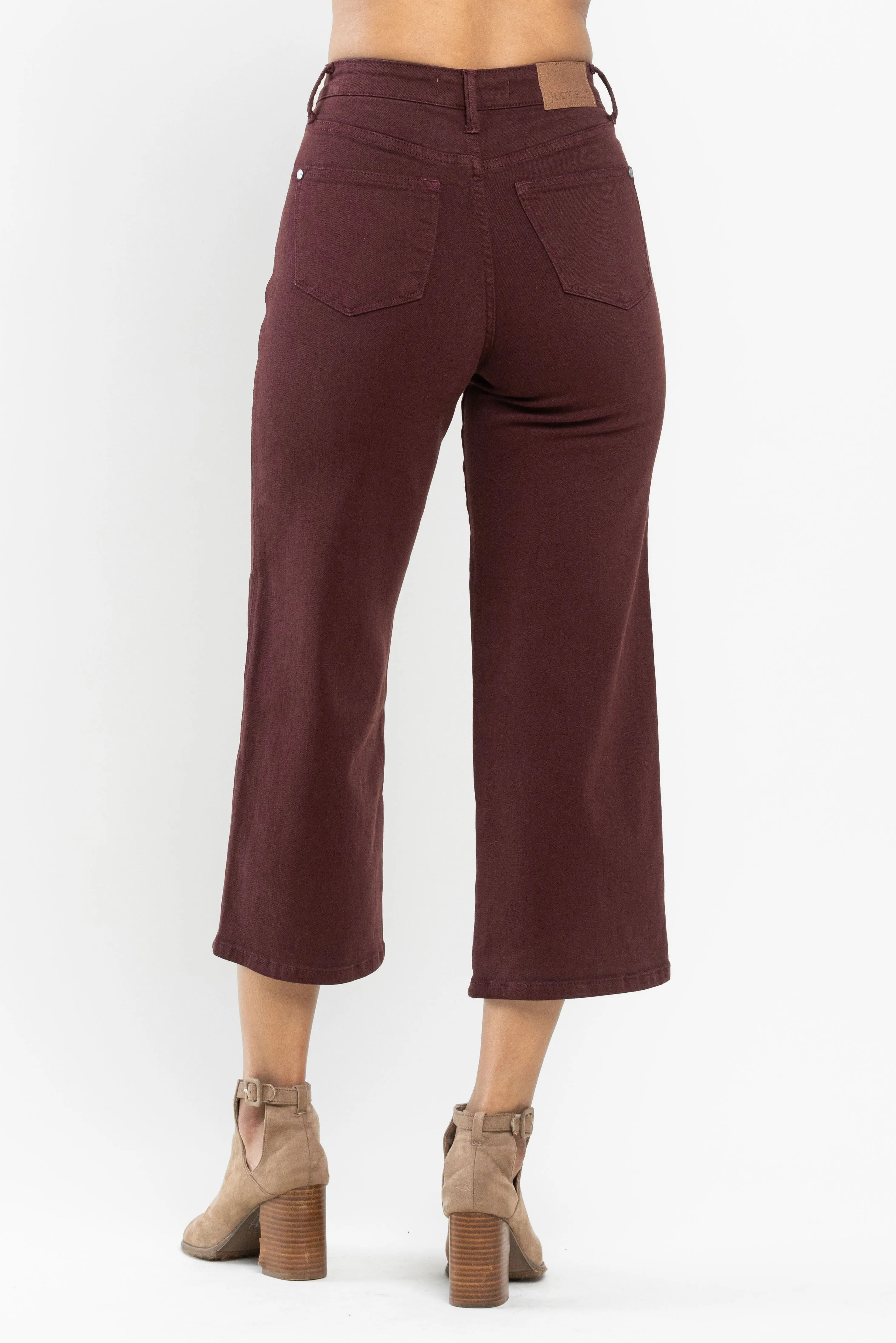 JB HW TUMMY CONTROL WIDE CROP JEANS