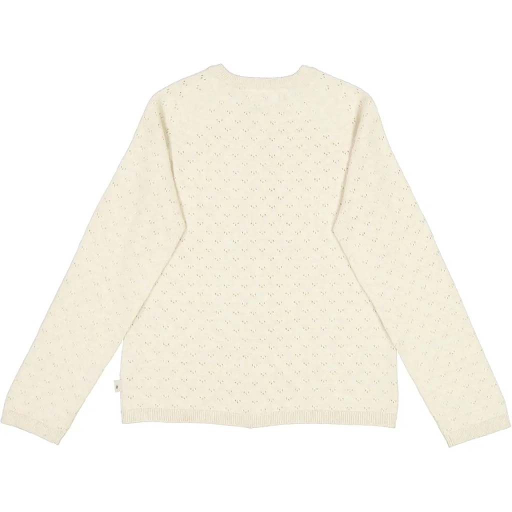 Knit Cardigan Maja - cloud melange