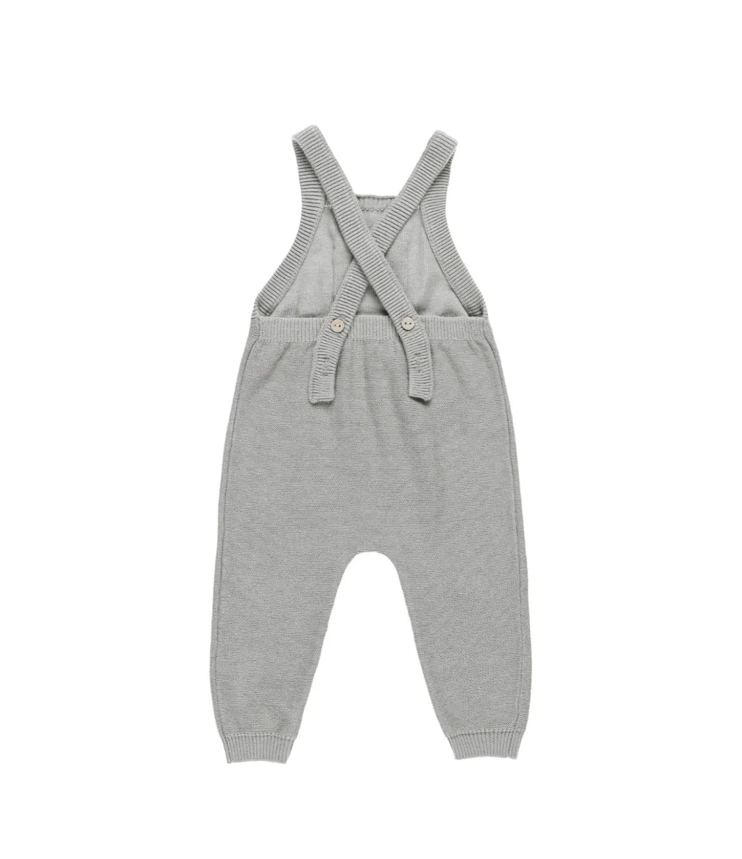 Knit Overall - Dusty Blue