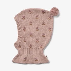 Knitted Balaclava Sessie - dry rose