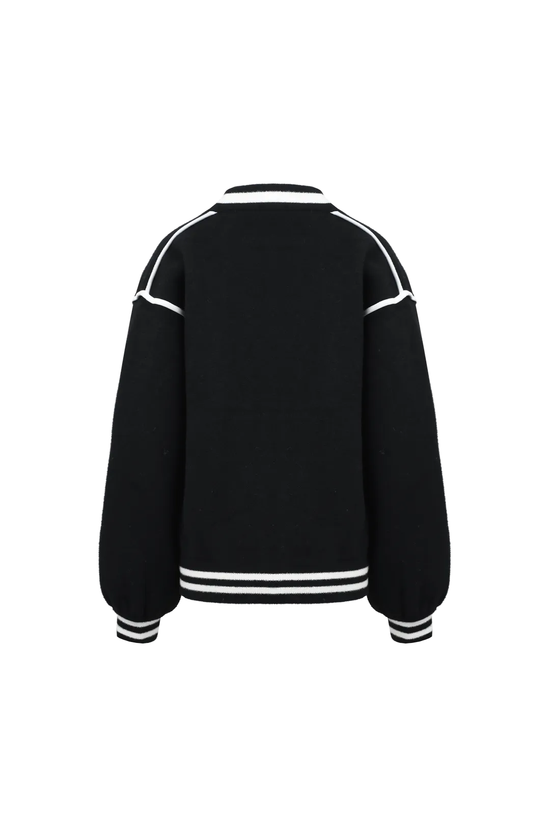 Kris cardigan | Black/Offwhite