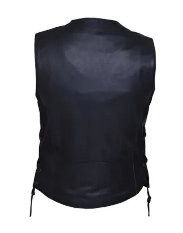 Ladies PREMIUM Vest Soft Cowhide