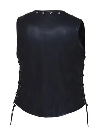 Ladies PREMIUM Zippered Eyelet Vest