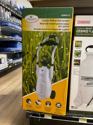 Landscapers Select SX-CS12L Compression Sprayer, 3 gal Tank, Polyethylene Tank, 100 in L Hose, White