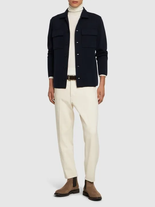 Lardini   Cotton denim jeans 