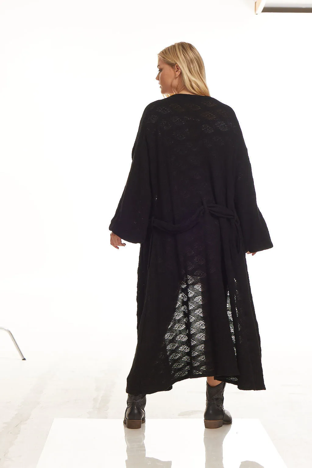 Lauren Maxi Cardigan Grey