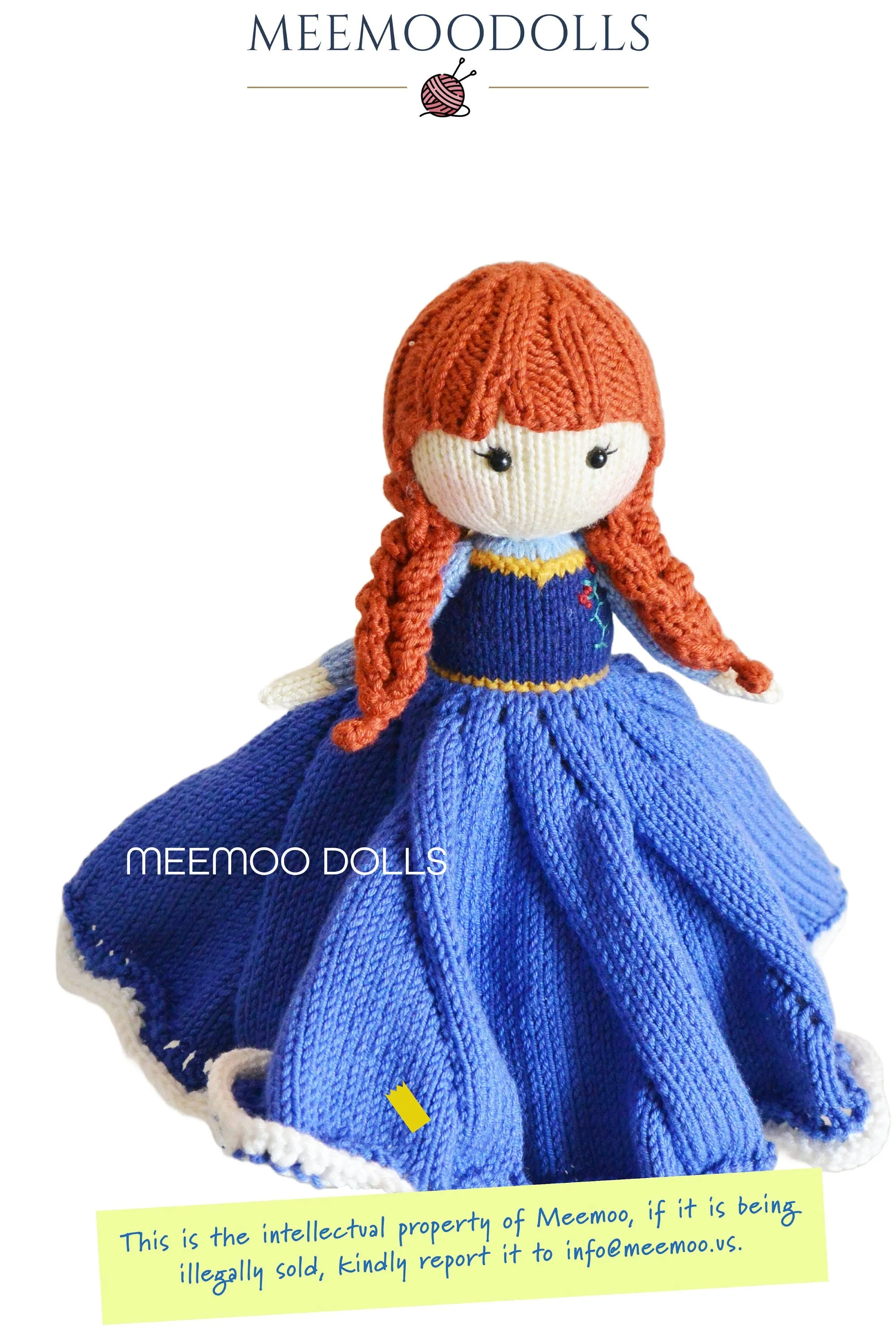 Little Gerda Snuggle Blanket Knitting Pattern