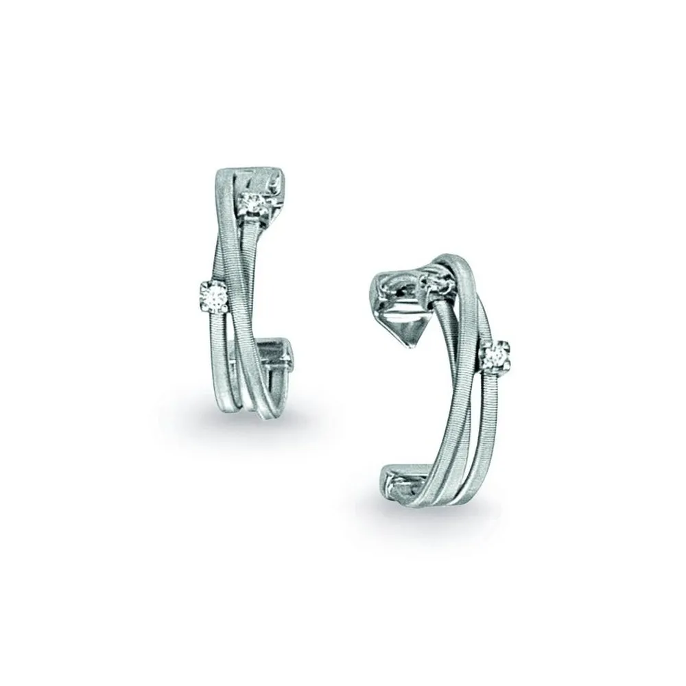 Marco Bicego Goa Earrings - White Gold/Diamond ~ OG296-B-W