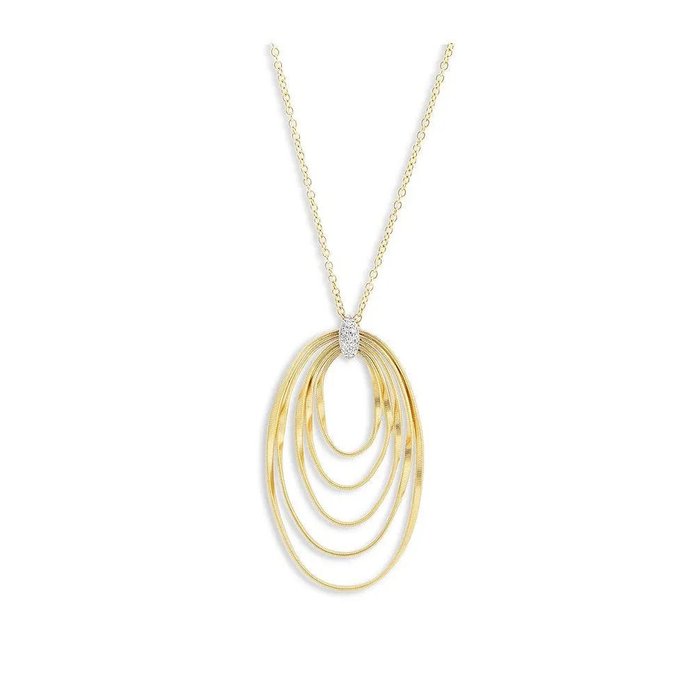 Marrakech Onde Long Pendant - Gold - CG788-B-YW