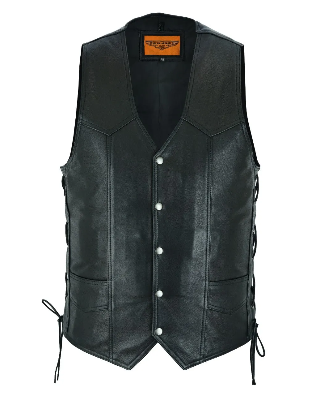 Mens Vest With Side Laces